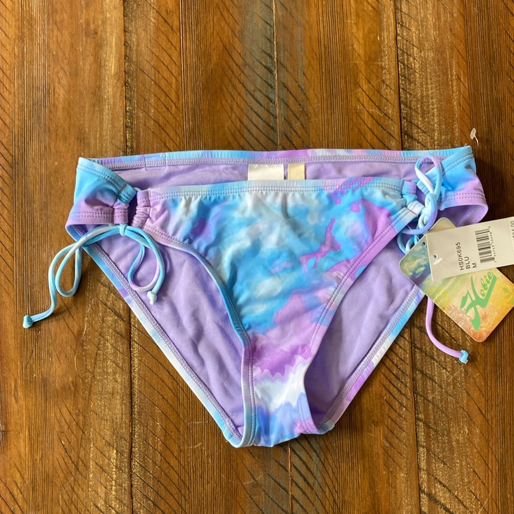 Hobie Bikini Bathing Suit Bottoms New NWT Tie Dye Print